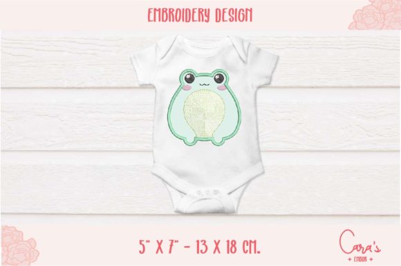 Cara s Embor Frog Applique
