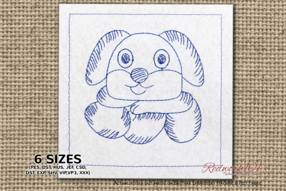 Cartoon Dog on Easter Egg Lineart