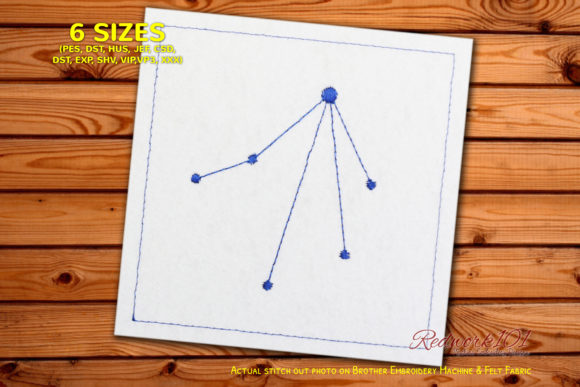 Libra Star Constellation Lineart